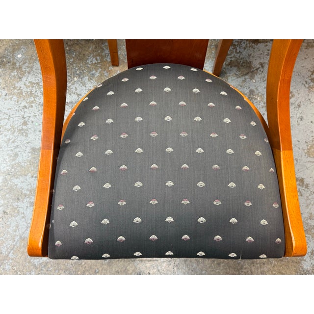 Wood Baker Furniture Vintage Palladian Dining Chairs, Set of Six For Sale - Image 7 of 12