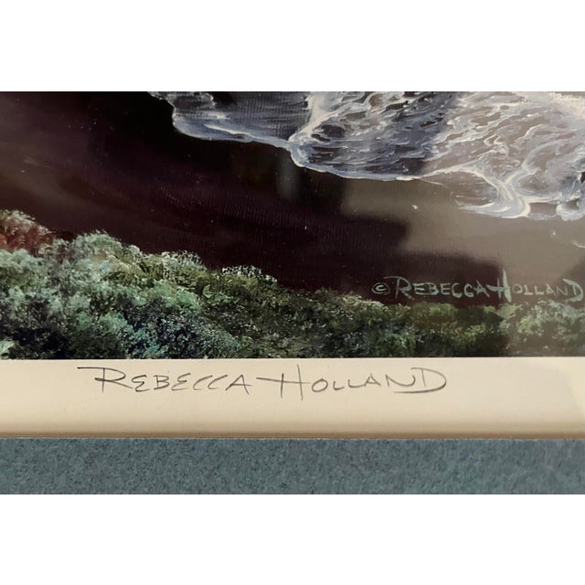 Rebecca Holland 1970/80s «The Gate From the Headlands» Signed/Certified Lithograph, Artist’s Print #25/25 Rare & Gorgeous For Sale In West Palm - Image 6 of 12