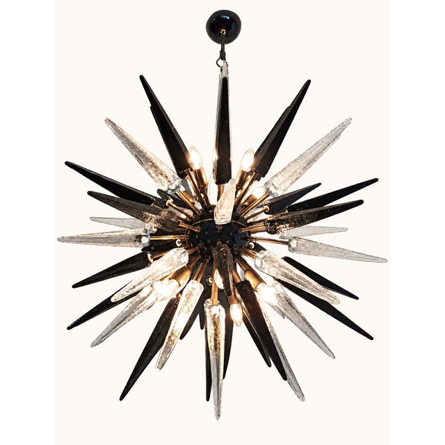 Italian Sputnik Pendant Light with Murano Glass from Justfurnituress SRL, 2026 For Sale - Image 4 of 8