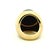 Mid-Century Modern 1970s JWL 14k Gold Lapis Lazuli Modernist Ring, Size 6.75 For Sale - Image 3 of 10