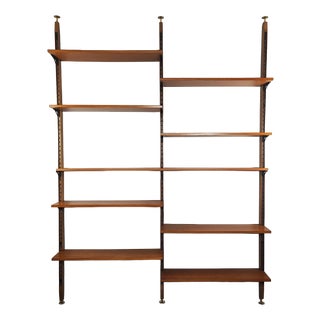 Swedish Cielo Terra Teak Bookcases, Italian Design from the 1960s For Sale