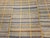 Textile 19th Century American Amish Rag Rug, Handwoven Folk Art, Stripe Pattern, Tan & Pale Blue, 10’ X 14’ For Sale - Image 7 of 12