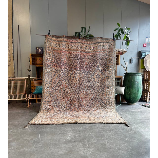 Moroccan Wool Berber Rug, 1990 For Sale - Image 11 of 11