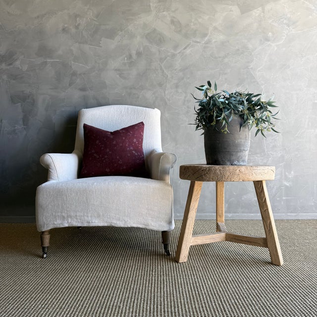 The Elm Wood Wheel Tables are solid, statement-making side tables crafted from natural elm. Each table is completely...