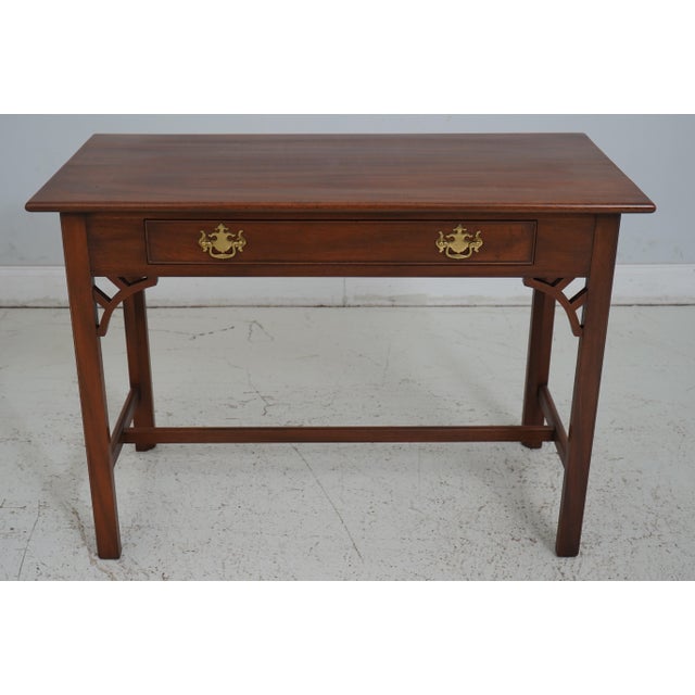 Age: Approx: 50 Years Old Details: High Quality Construction 18 C. Design Chippendale Style Traditional Style Solid Brass...