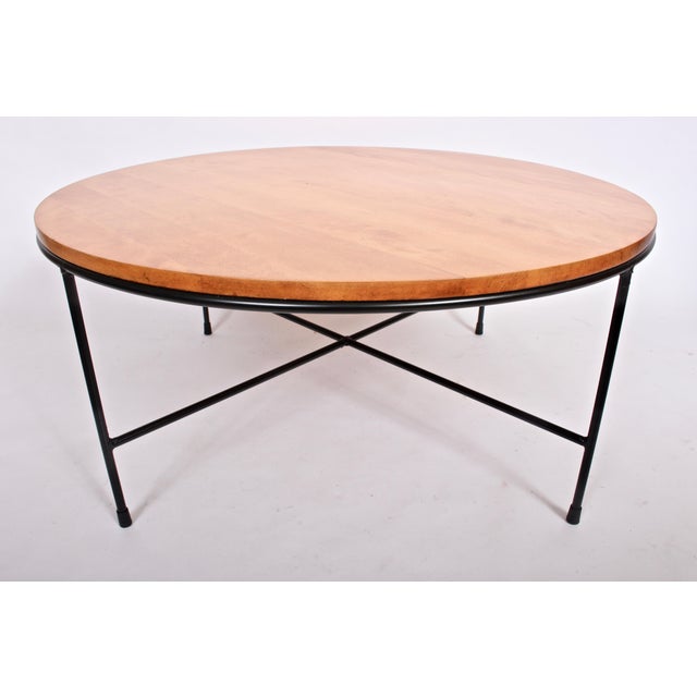 Paul McCobb Original Paul McCobb Planner Group Birch & Iron Coffee Table For Sale - Image 4 of 11