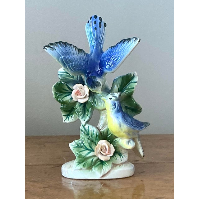 Ceramic Vintage Regency Glazed Ceramic Bird For Sale - Image 7 of 7