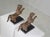 Brown Vintage Decorative Samurai Horse Figures on Lacquered Bases - a Pair For Sale - Image 8 of 13