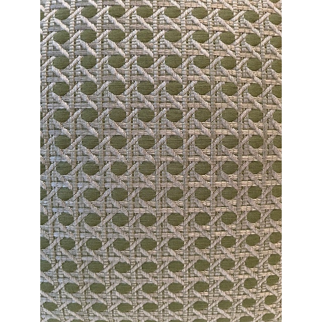 2020s Brunschwig & Fils “Monterey Woven Texture - Citron Green 20” Feather/Down Pillows - A Pair For Sale - Image 5 of 5