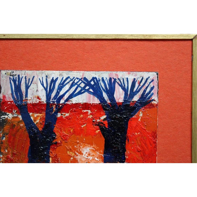 Laimdots Murnieks, Sunrise, 1990, Oil on Cardboard For Sale - Image 7 of 9