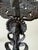 Paint Art Nouveau Cast Iron Plant Stand with Chestnut Leaves, 1880s For Sale - Image 7 of 16