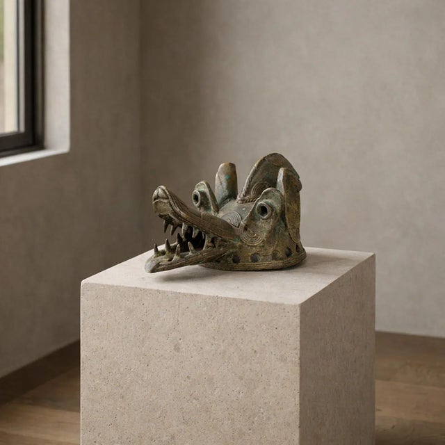 Antique African Senufo Headdress Topper For Sale - Image 13 of 13