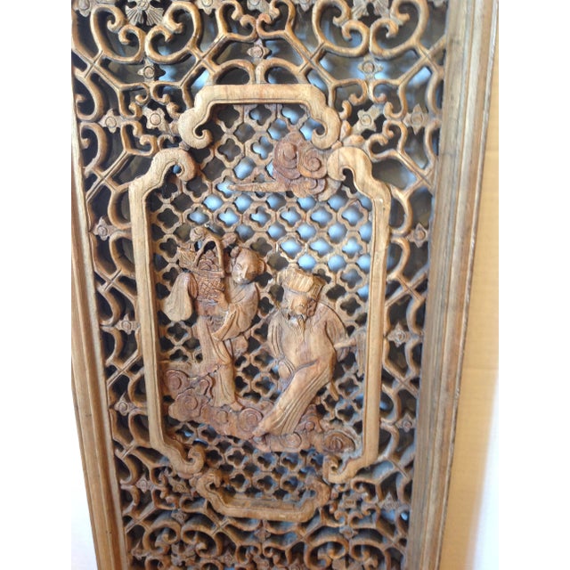 Chinese Carved Wall Panels a Pair Chairish