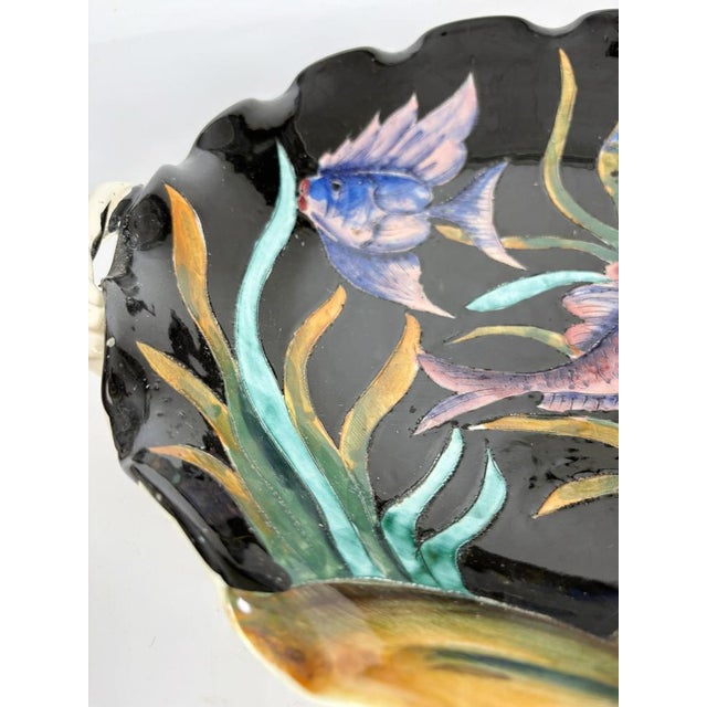 Ceramic Ceramic Dish from Vallauris, France, 1960s For Sale - Image 7 of 12