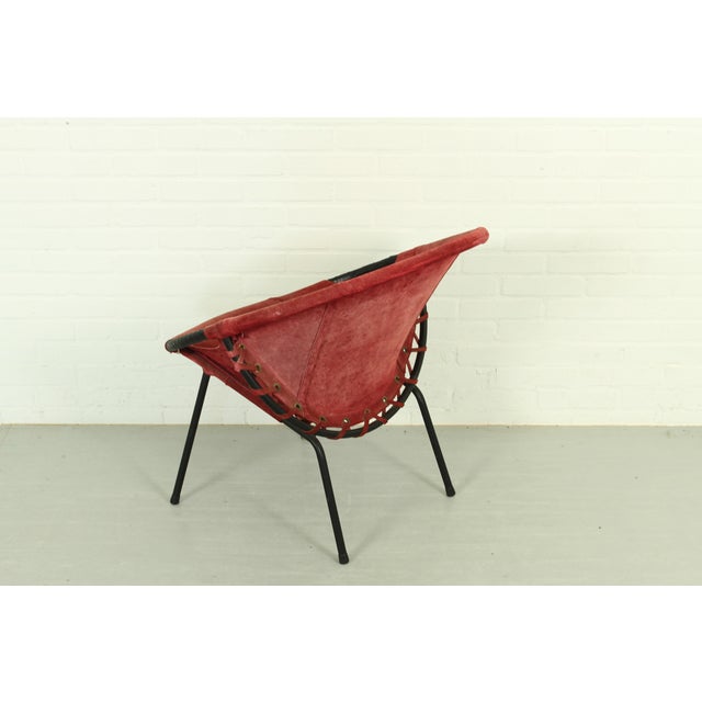 Balloon Armchair attributed to L. Erzeugnis for Lusch & Co, Germany, 1960s For Sale - Image 12 of 15