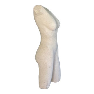 Vintage Nude Tabletop Stone Nude Sculpture For Sale