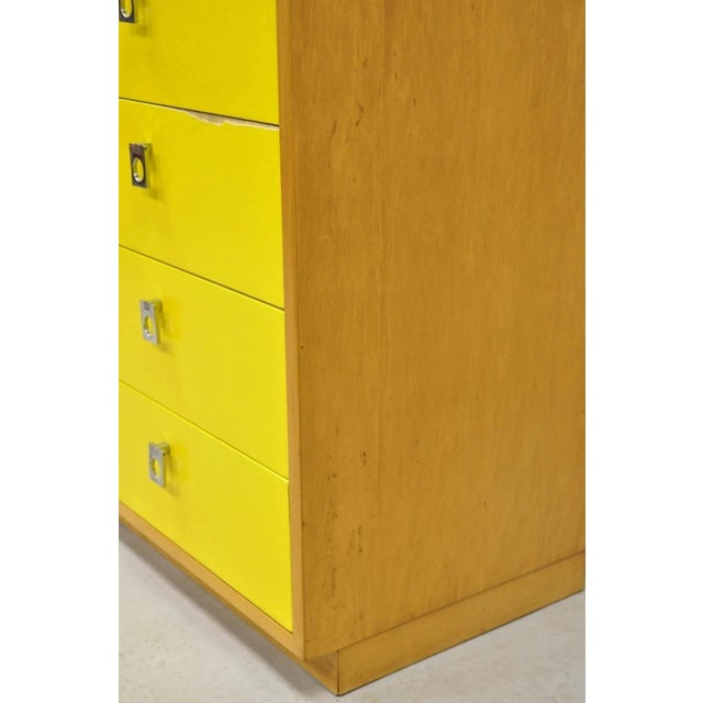 Wood Jack Cartwright for Founders Mid Century Modern Yellow Maple Nightstand Chest For Sale - Image 7 of 11