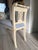 Blue Late 19th Century French Directoire Style Painted Bench With Light Blue Upholstery For Sale - Image 8 of 10