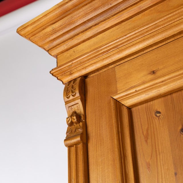 Softwood Pantry Cabinet with 3 Drawers For Sale - Image 6 of 8