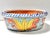 This vibrant hand-painted Italian terracotta bowl evokes Mediterranean warmth and artisan charm. It features a rich...
