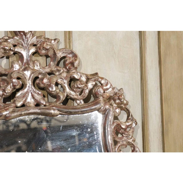Early 20th Century Ornately Carved Italian Mirror For Sale In Atlanta - Image 6 of 10