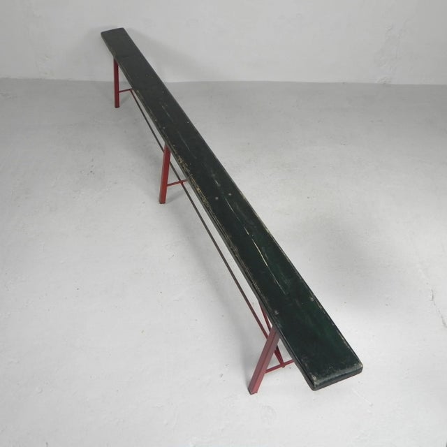 Vintage Industrial Bench, 1960s For Sale - Image 13 of 18