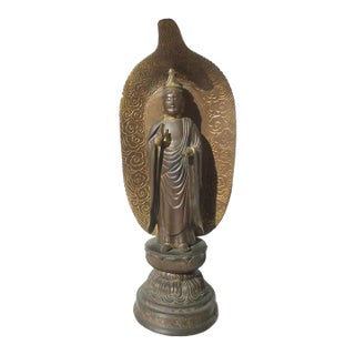Meiji Japanese Bronze Kannon For Sale