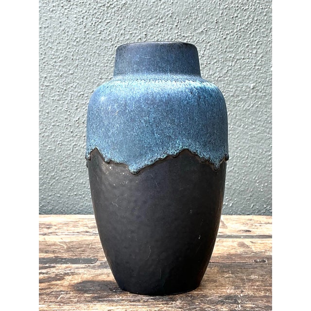 Ceramic Vintage Original Studio Pottery Vase For Sale - Image 7 of 12