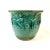 Chinese 19th Century Chinese Morning Glory Turquoise Planter For Sale - Image 3 of 9