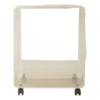 Acrylic Side Table, 1960s For Sale