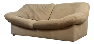 Vintage 1970’s Leolux Leather Loveseat Sofa