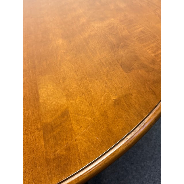 Ethan Allen New Country 42” Round Dining Table For Sale In New York - Image 6 of 10