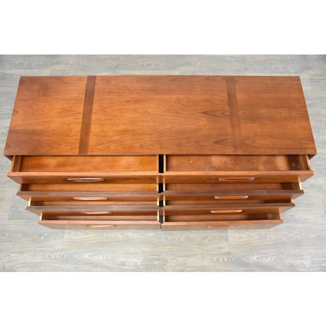 Henredon Refinished Henredon Circa 1960s Walnut Dresser For Sale - Image 4 of 10