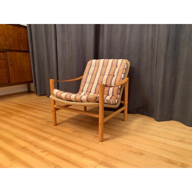 Safari Armchair attributed to Bror Boije for Dux, Sweden, 1960s For Sale - Image 10 of 15
