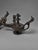 Metal Pair of Grand Tour Bronze Two-Light Candlesticks in Roman Oil-Lamp Form For Sale - Image 7 of 11