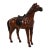 Vintage 1960s Leather Horse Equestrian Model For Sale