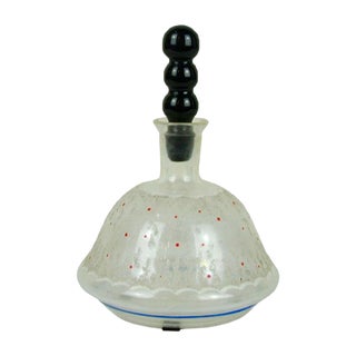 Decanter with Black Cap, 1970s For Sale