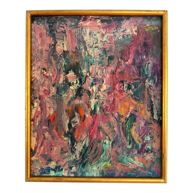 Midcentury Abstract Signed “Pepe Romero” For Sale