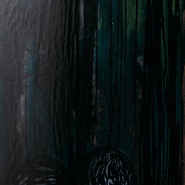 Wood Vitus Lőrincz, Lovers, Enamel For Sale - Image 7 of 13