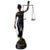 Bronze Lady Justice Statue with Scales, 20th Century For Sale - Image 9 of 9