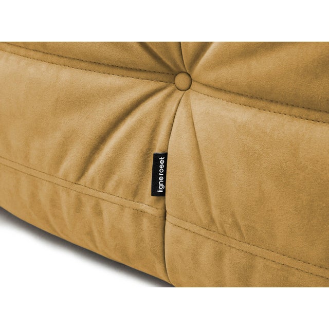 Togo Sofa in Curry Microfiber by Michel Ducaroy for Ligne Roset, Set of 5 For Sale - Image 12 of 13