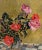 Modern Maya Kopitzeva, Red Roses, 1968, Oil For Sale - Image 3 of 8