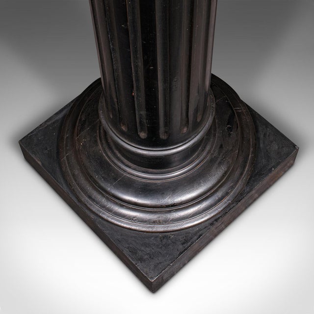 Black 1900's Antique Ebonised Torchere For Sale - Image 8 of 8