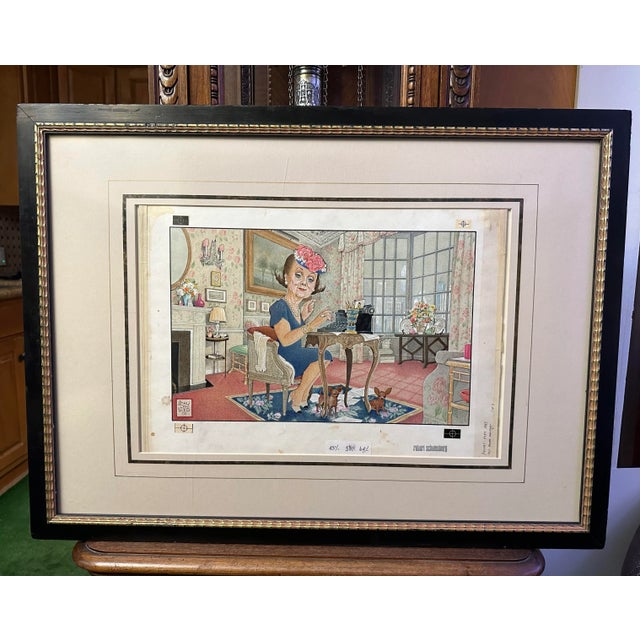 This listing is for an original drawing for Money Magazine. The drawing is for a column titled "Advice From Ms. Money. Ms....