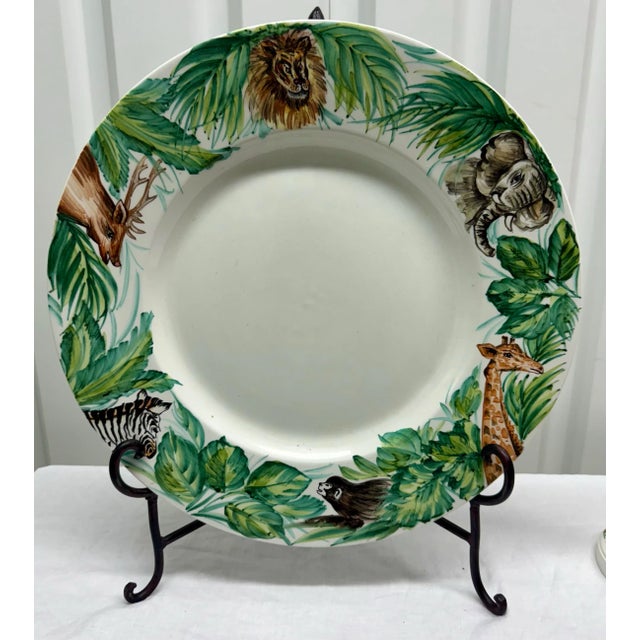 Elevate your home decor with this authentic Vintage Greg M Matthews for Oggetti Decorative Plate and Candlestick Holder...