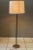 Adjustable J.T.Kalmar Floor Lamp with Fabric Shade Vienna Around 1950s 4 bulbs separatly on and off Stem blackened...