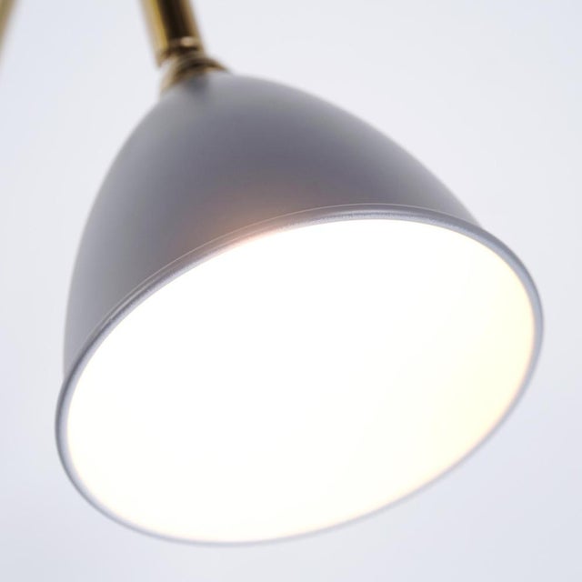 Gray Bestlite BL6 Wall Lamp in Brass and Grey by Robert Dudley Best for Gubi For Sale - Image 8 of 12