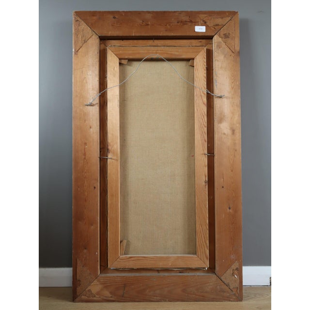 1950 Mid-Century Modern 'The Patience of Form' Swedish Vintage Abstract Figurative Oil Painting, Framed For Sale - Image 13 of 13