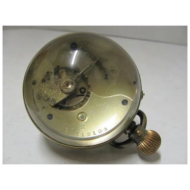 1910s Glassball Clock For Sale - Image 4 of 6