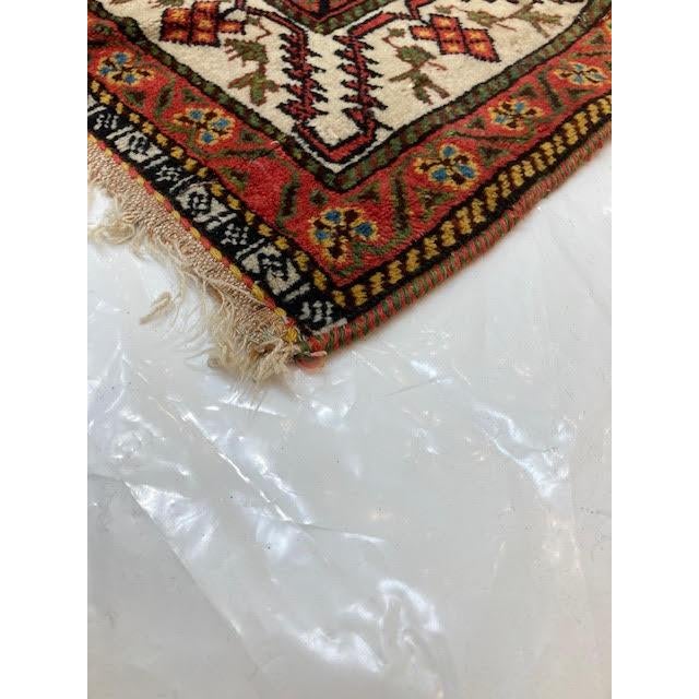 Red Antique Persian Qashqayi Runner, 3'6' X 9'8" For Sale - Image 8 of 8